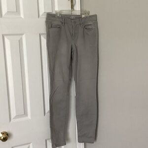 Ann Taylor LOFT Light Gray Denim Pants